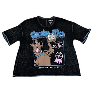 Scooby Doo Buffet Crystal Cove sleep tee semi sheer girls large